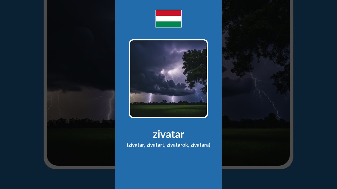 Weather in Hungarian #learnhungarian