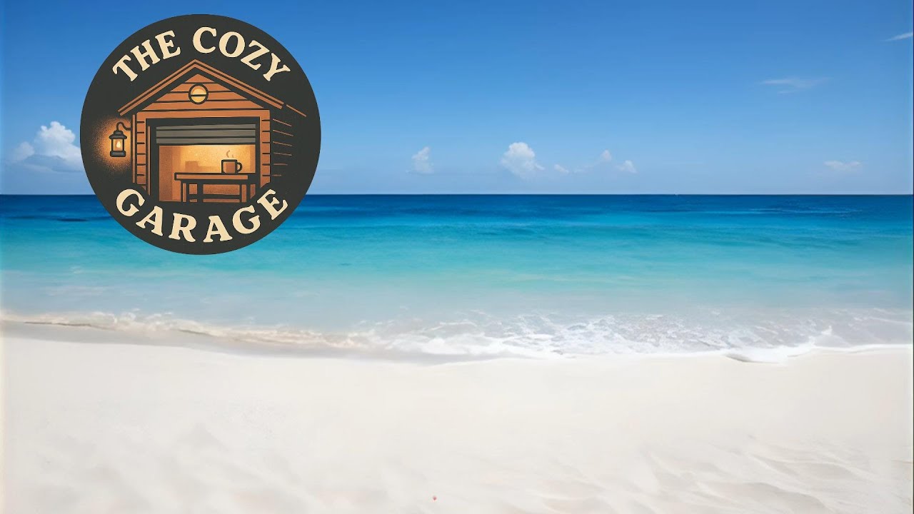 Turquoise Ocean Waves | White Sand Beach Ambience, Calm Sea Sounds