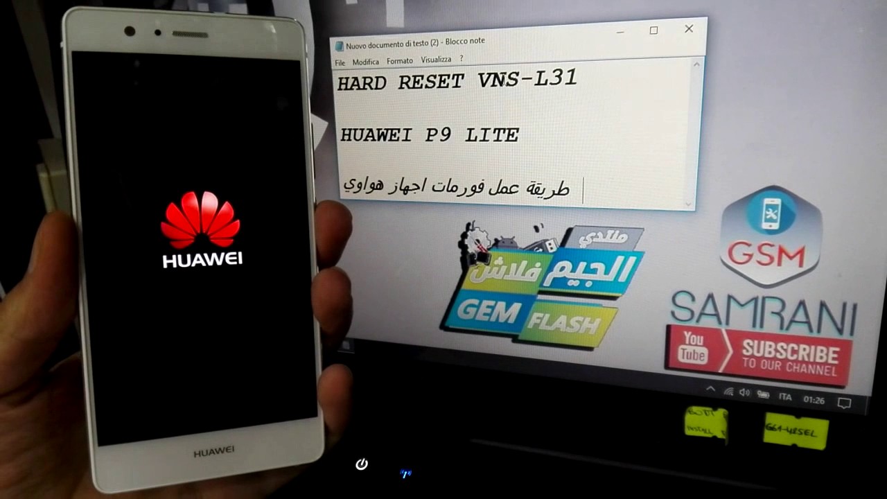 Hard Reset Huawei P9 Lite VNS-L31  | Remove Lock Screen Huawei P9 Lite | Pin | Pattern | Password