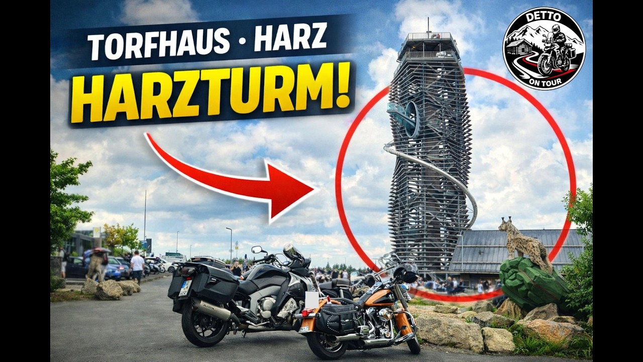 Teil 3 unserer Motorradtour – vom Ruhrpott in den Harz! | Harzturm und Bikertreff auf dem Ith