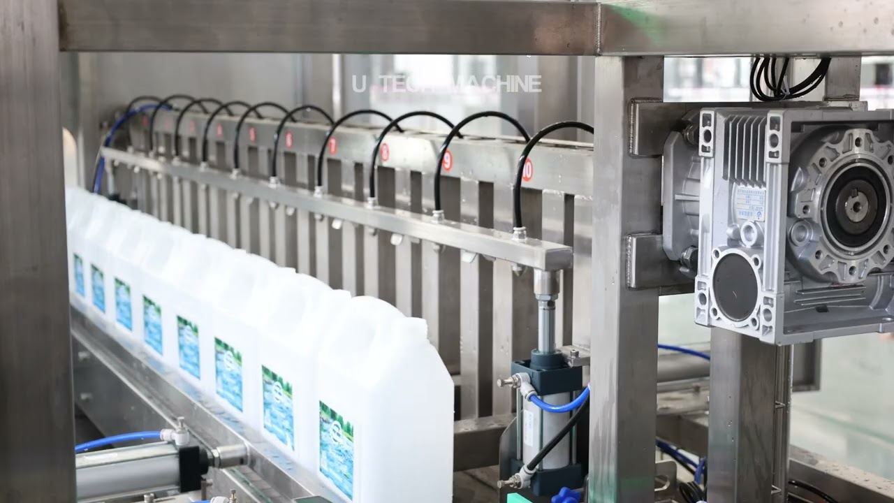 5L PE BOTTLE WATER FILLING MACHINE WITH AUTO CAPPING MACHINE