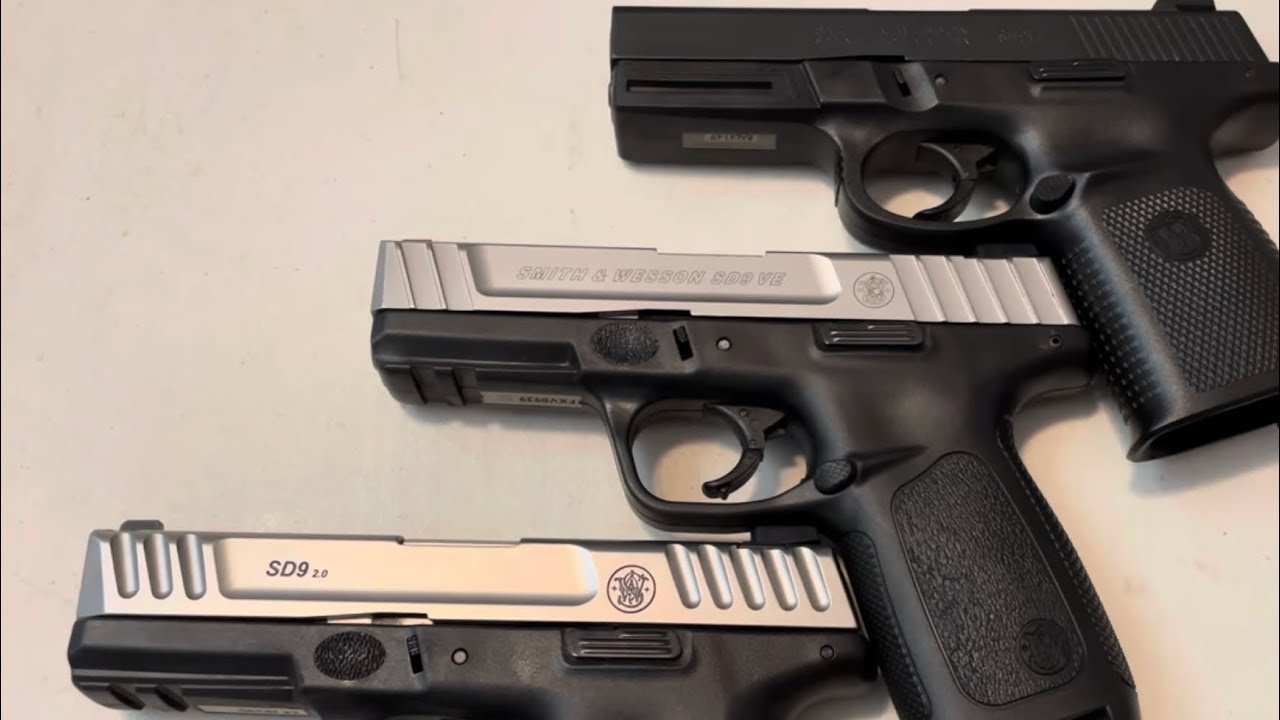Head to Head to Head- SD9 2.0 vs SD9VE vs SW9VE at the range