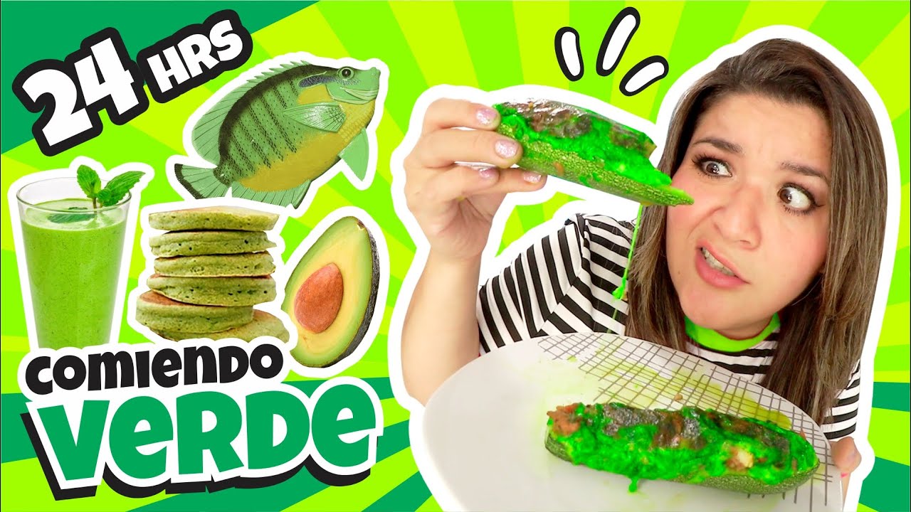 24 HORAS COMIENDO VERDE 🤢 en Dieta Cetogénica - KETO ⭐ Así o más fácil