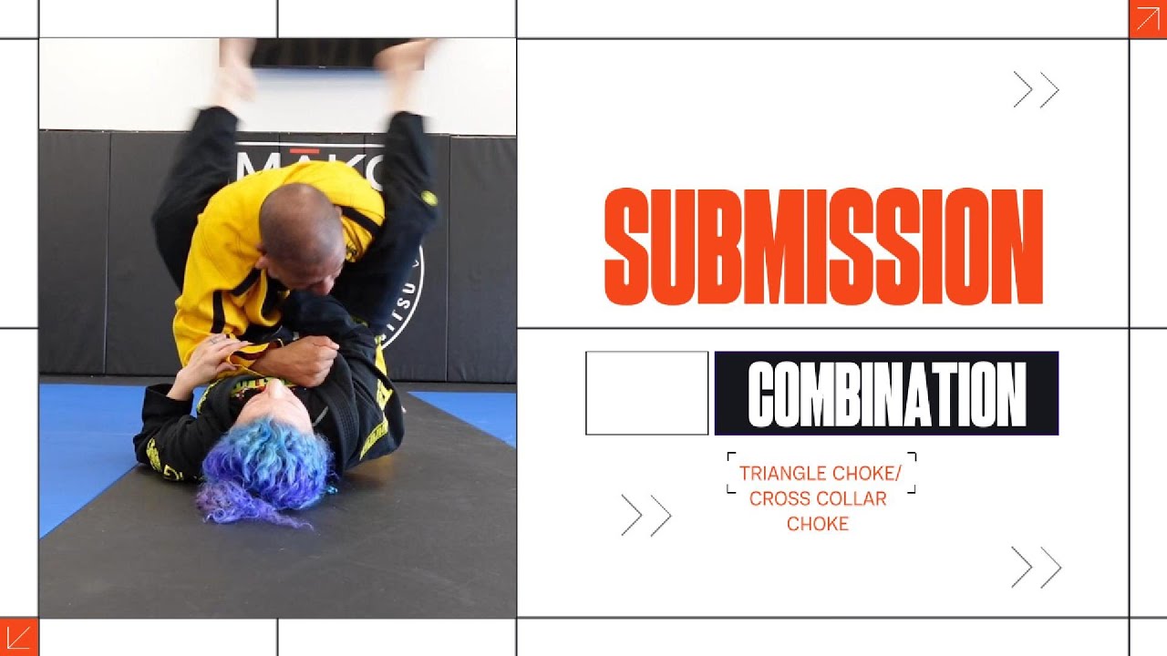 SUBMISSION COMBINATION: Triangle Choke to Cross Collar Choke