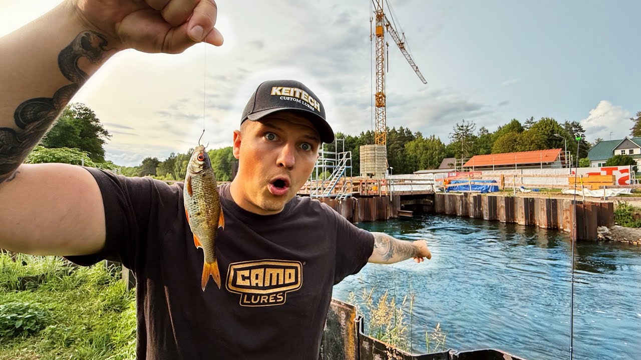 Was beißt auf Köderfisch in dieser versteckten Baustelle MITTEN im Wald!?