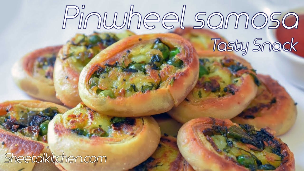 Pinwheel Samosa Recipe | पिनव्हील समोसा | Pinwheels Recipe | समोसा पिनवील्स | Quick Snack Recipe