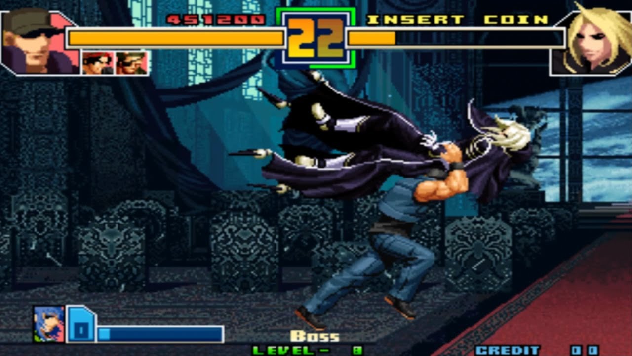 [마메] 킹오브2001 이카리 팀 (원코인) [MAME] KOF2001 Ikari Team (1Coin)
