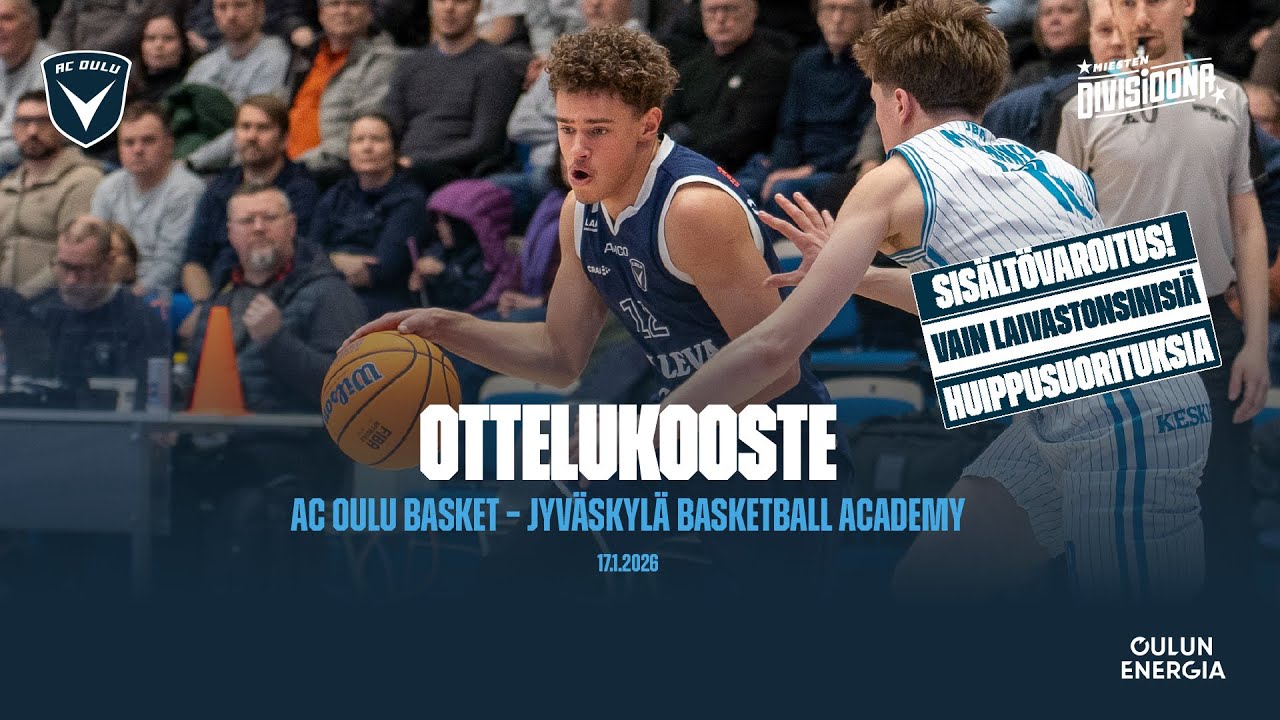 Ottelukooste: AC Oulu Basket – JBA 17.1.2026