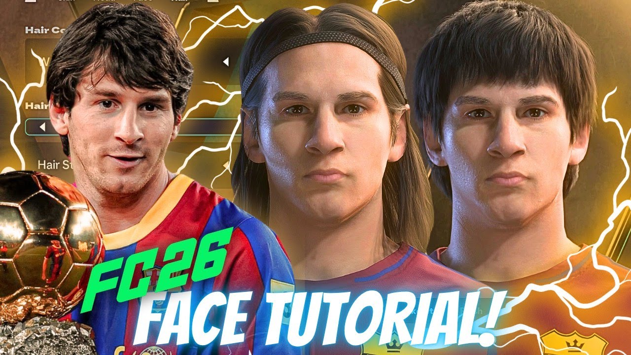 EA SPORTS FC26 - How to create young LIONEL MESSI