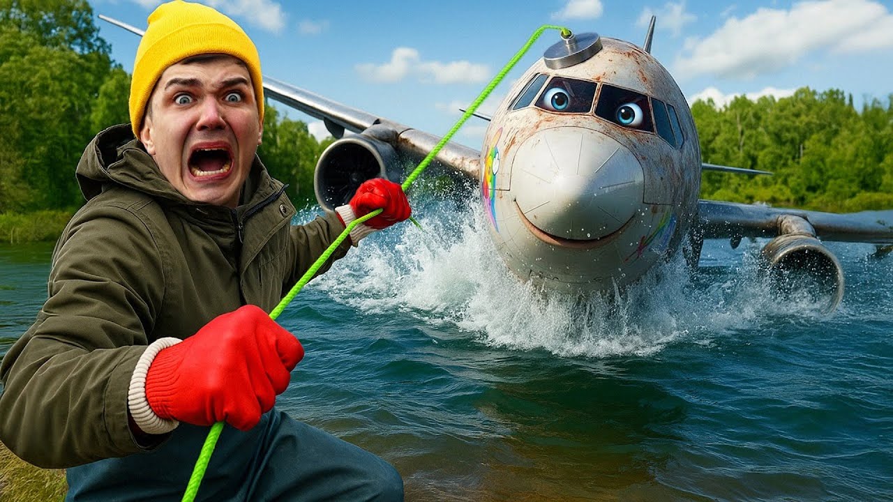 Found Plane Eater Underwater While Magnet Fishing!