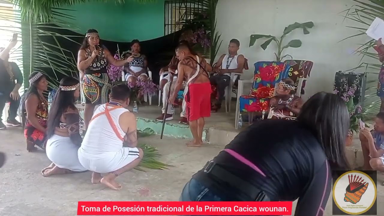 Toma de Posesión de la primera Cacica Wounaan, Aulina Ismare Opua Puerto Lara.