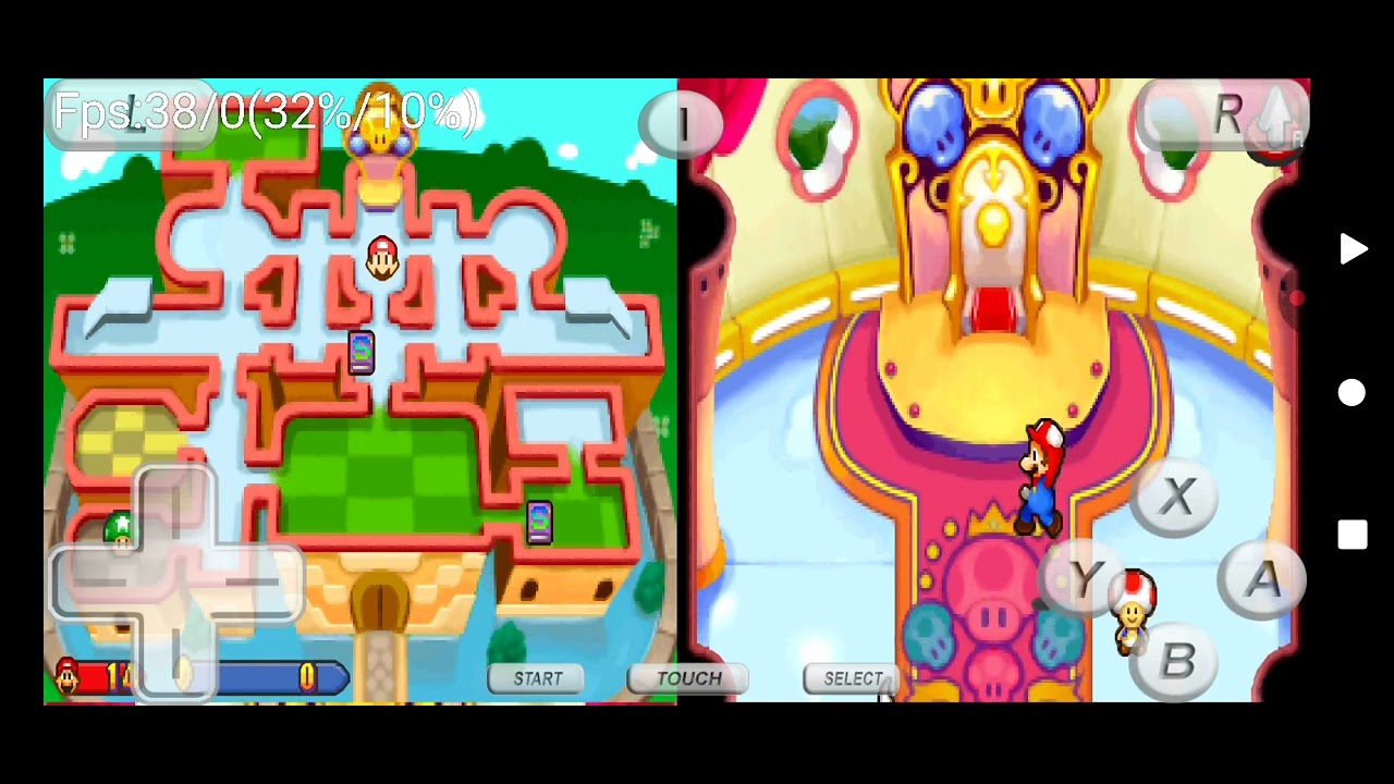 Mario and Luigi Partners in time The Start and Time Hole