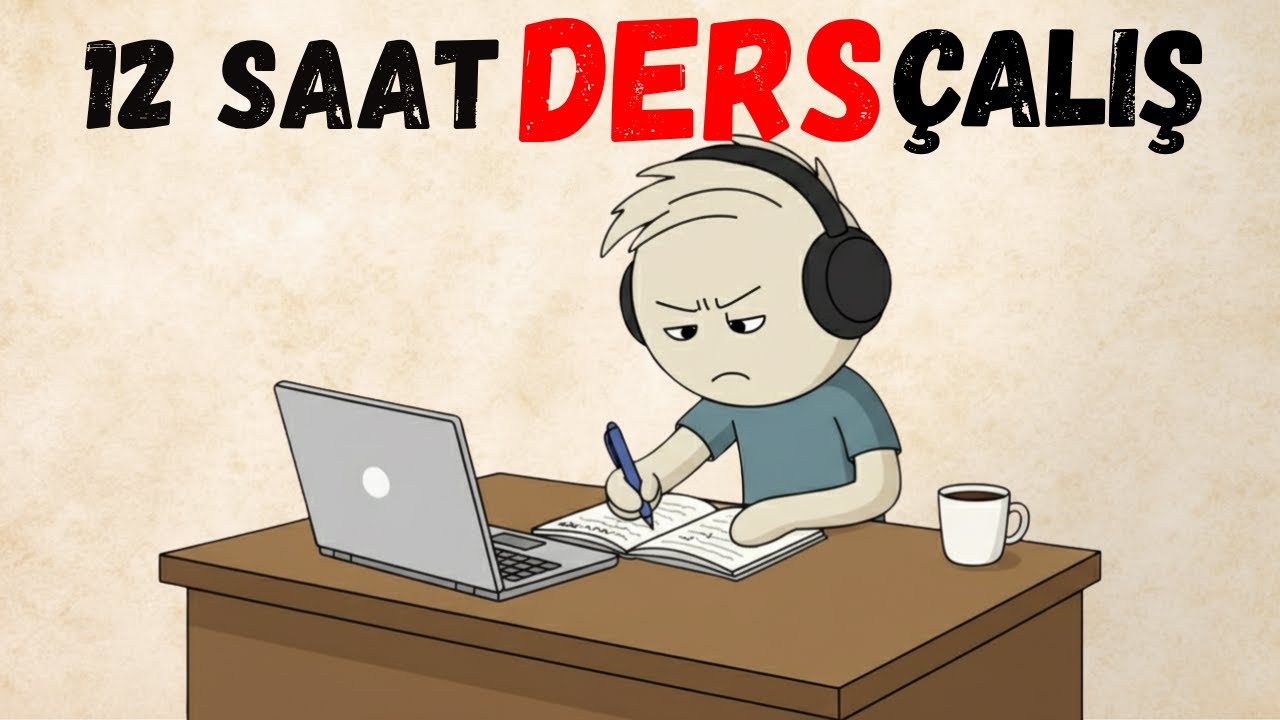 Günde 12 Saat Ders Çalışmanın Sırrı(aslında düşündüğünden daha kolay)