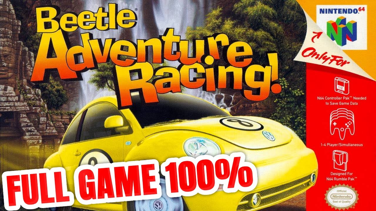 Beetle Adventure Racing (N64) Full Game 100%