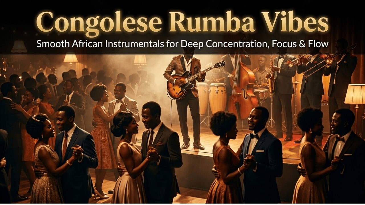 Congolese Rumba Vibes Smooth Rumba Lingala Instrumental for Relaxing & Focus