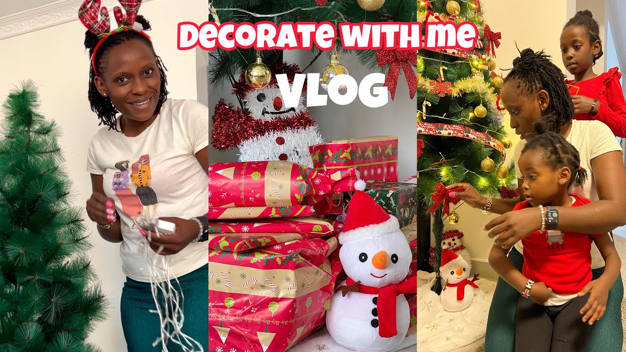 Last minute Christmas Decorate with me | silly dance party in Nairobi Kenya 