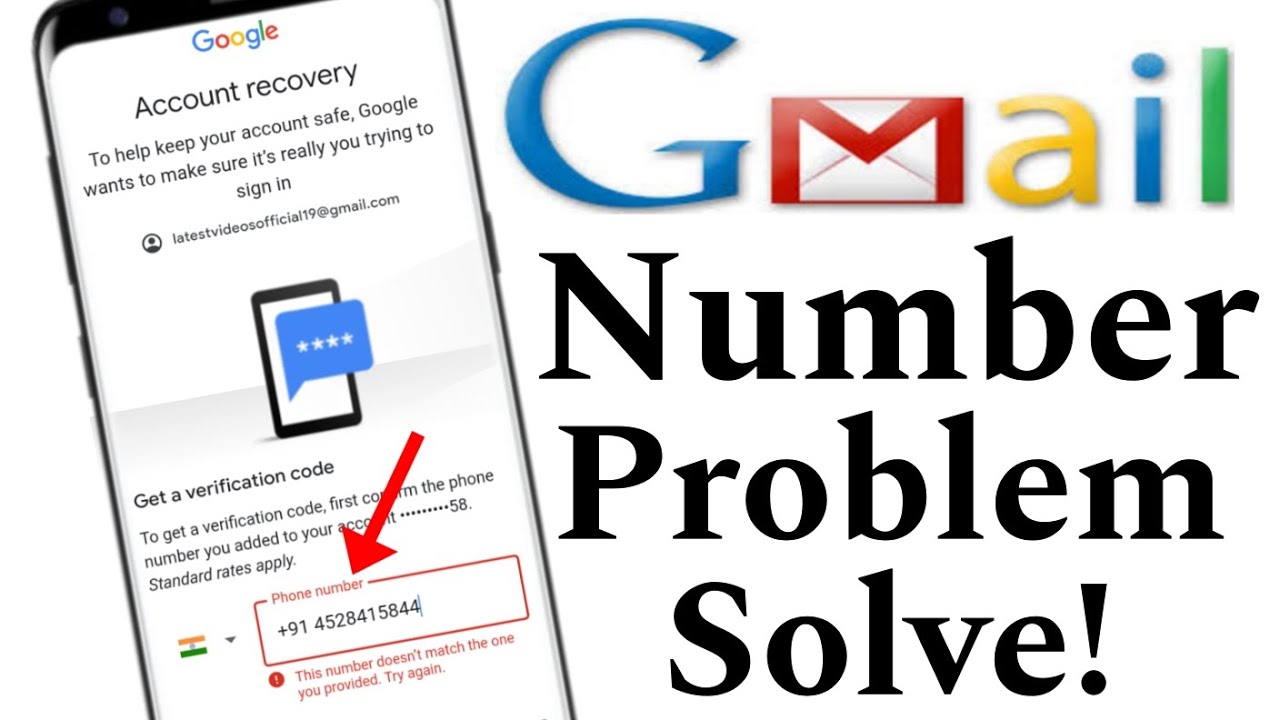 confirm the phone number you provided in your security settings || gmail number verification problem
