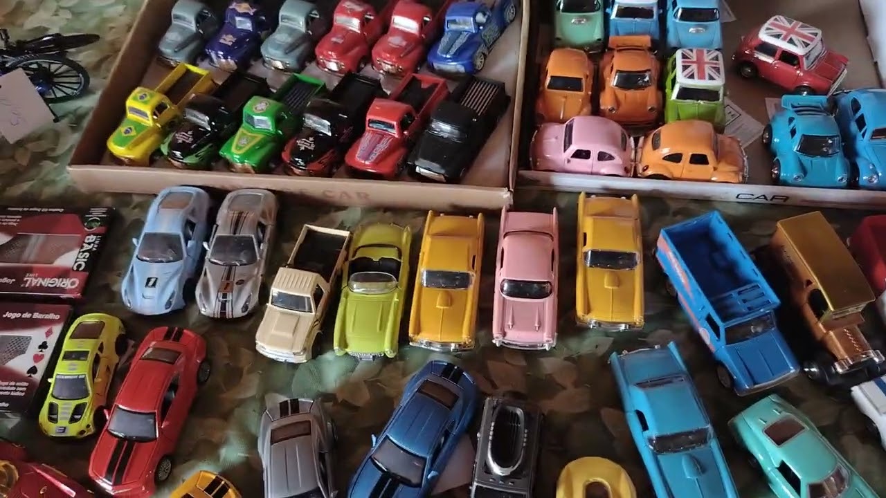 vídeo de carrinhos miniaturas...na Adriano presentes