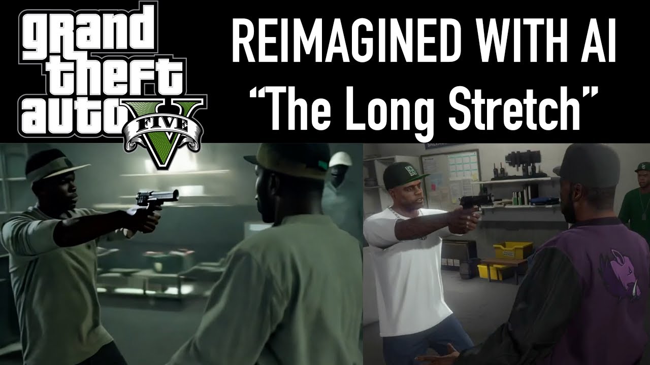 GTA 5 Real Life AI Mission - The Long Stretch Pt. 2 - Runway Gen 3