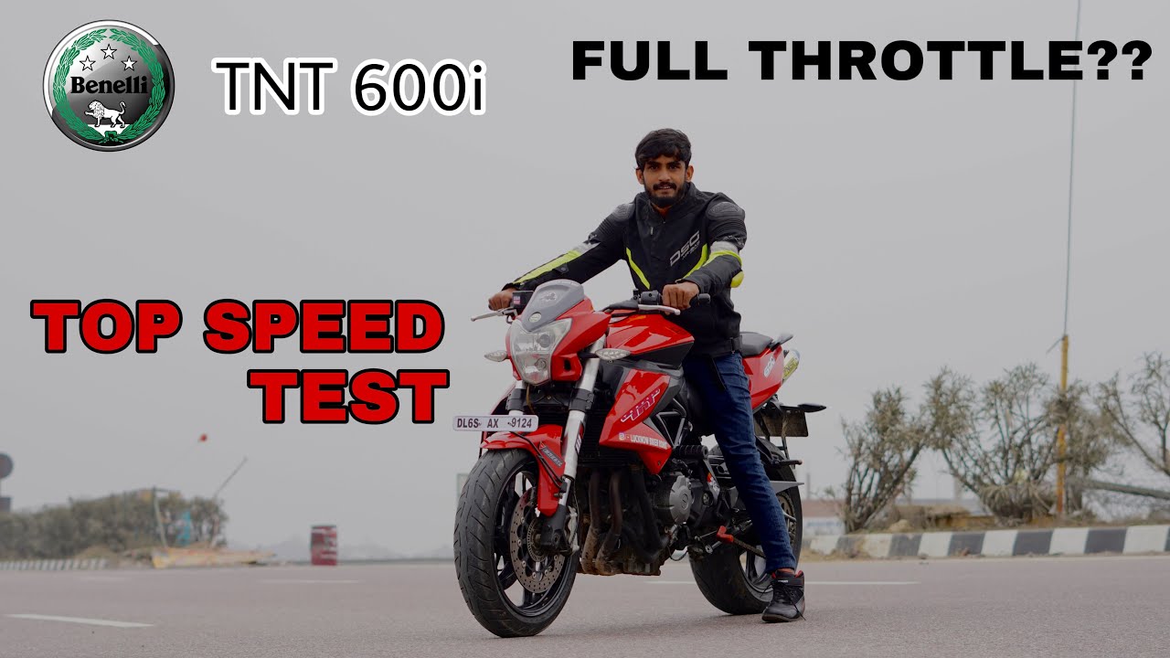 Benelli tnt 600i | top speed test | full throttle??