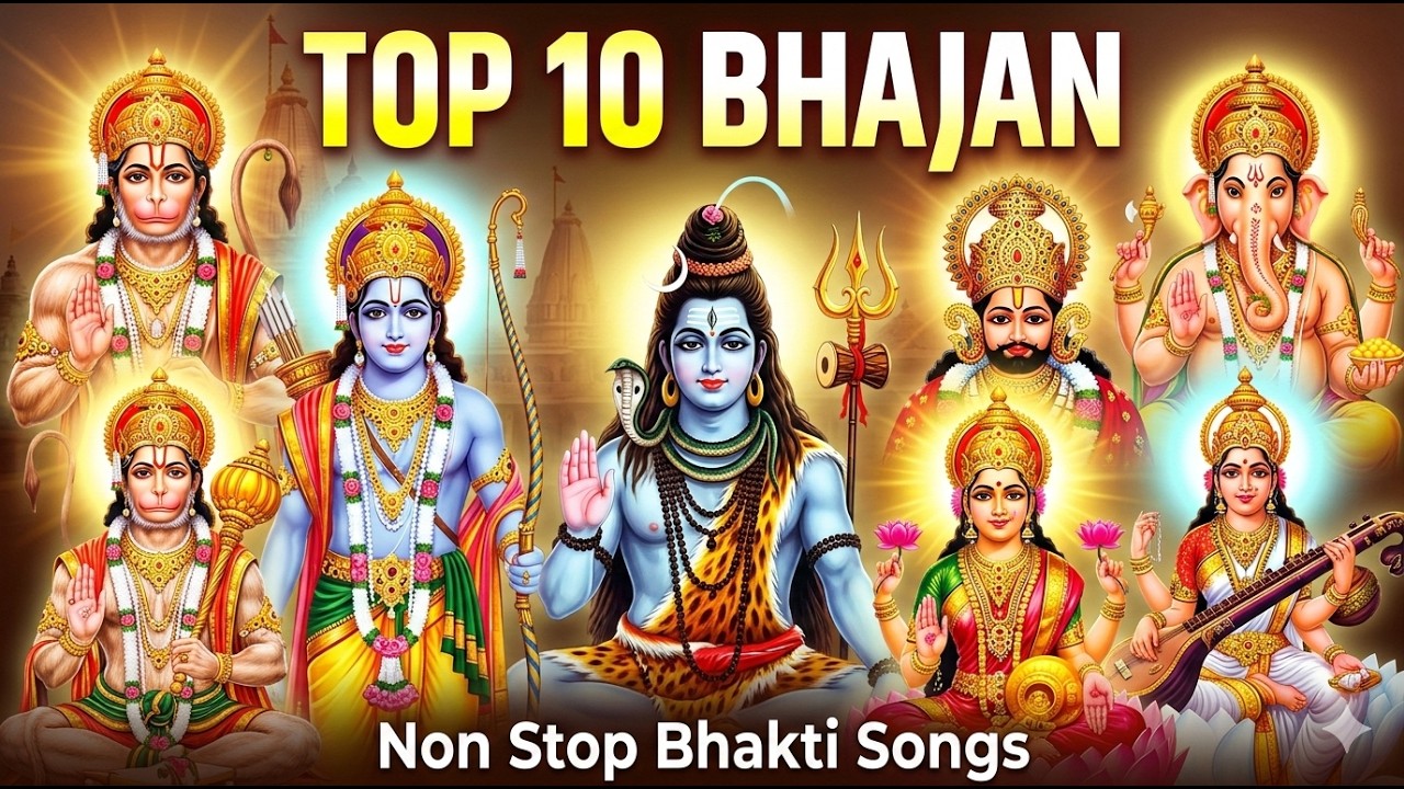 Top 10 Bhajan 🙏 | Non Stop Bhakti Collection | Divya Echo Music 🌼