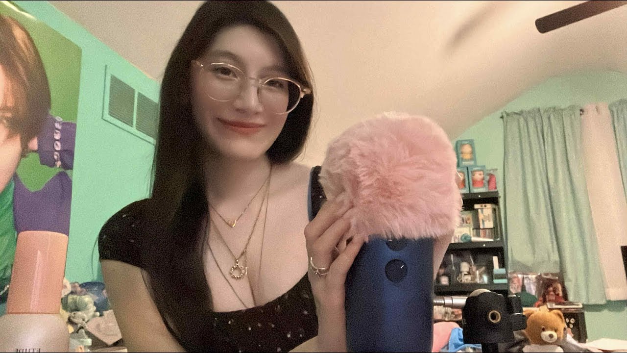 Asmr Close Up Semi-Inaudible And Breathy Whisper (+ Mic Cupping/Touching)