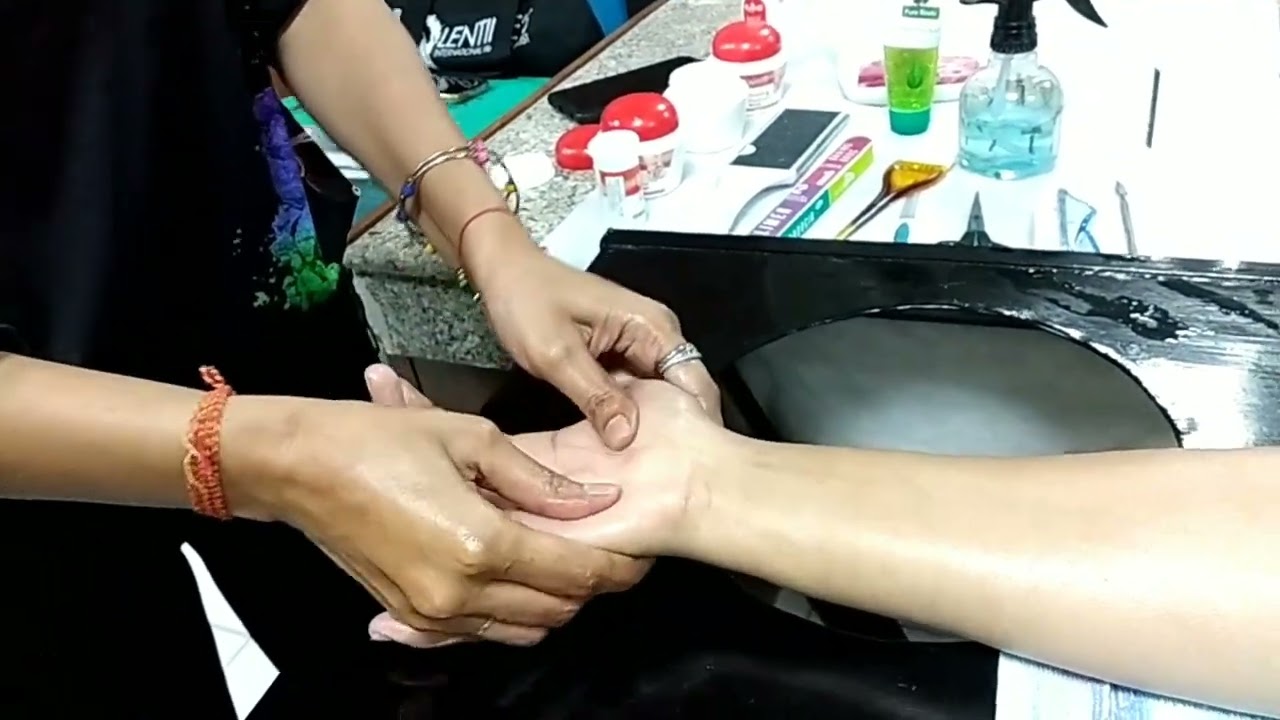 hand massage step by step || manicure massage || learn how to do