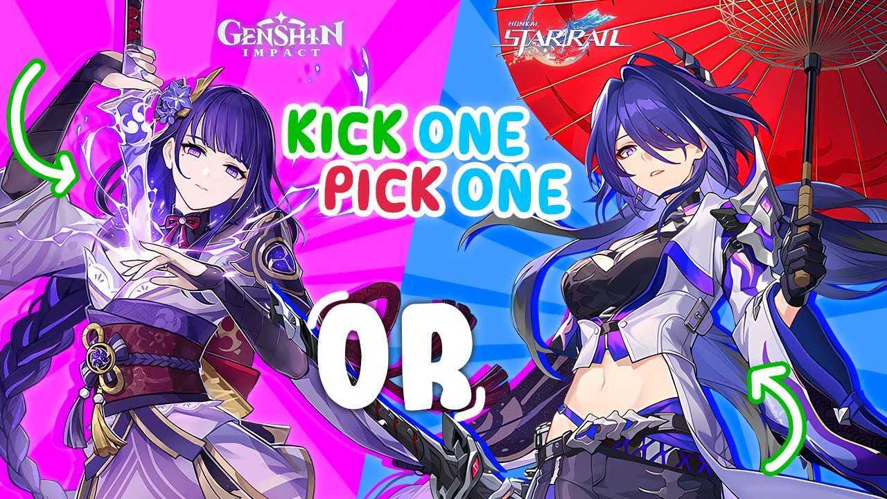 KICK ONE PICK ONE | Genshin Impact VS Honkai: Star Rail