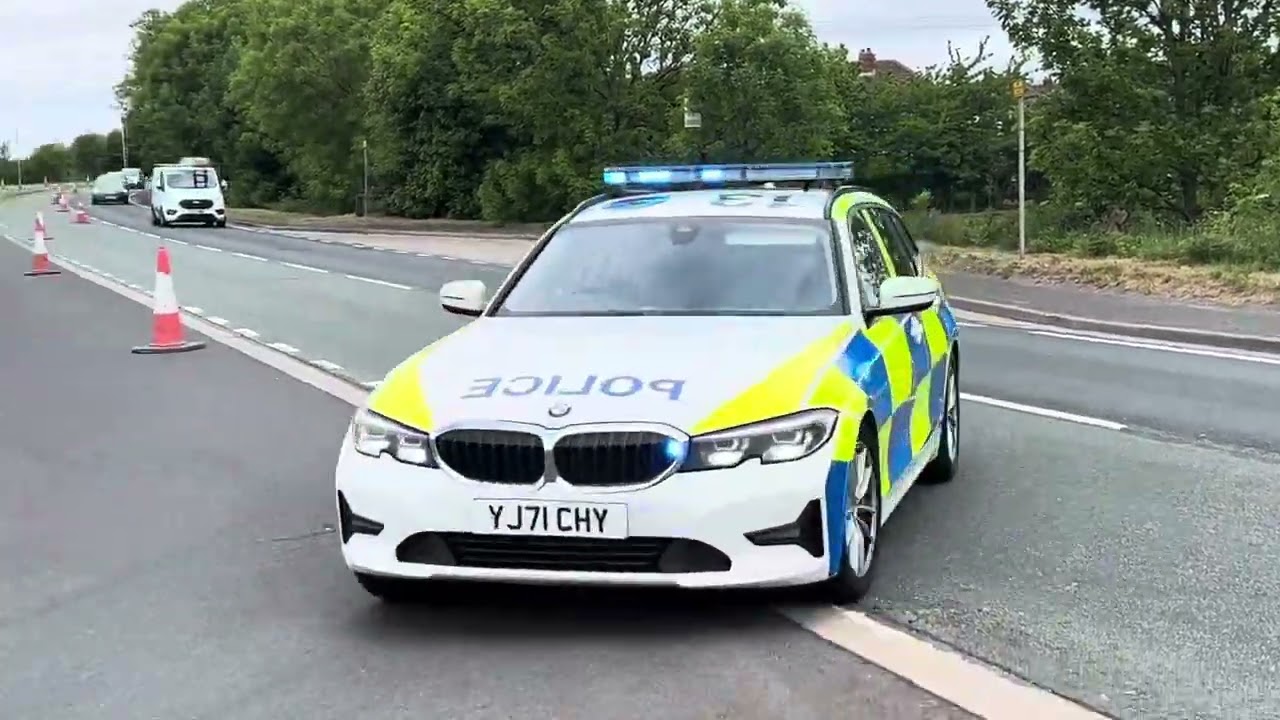 West Yorkshire Police VIP Escort Training into Carr Gate