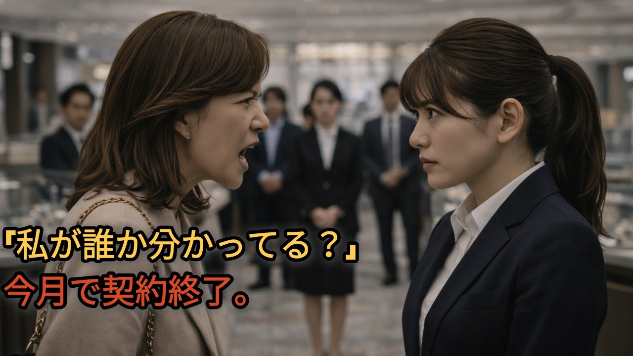 【百貨店VIP】VIPを怒らせて契約終了。しかし彼女はすべてを記録していた。