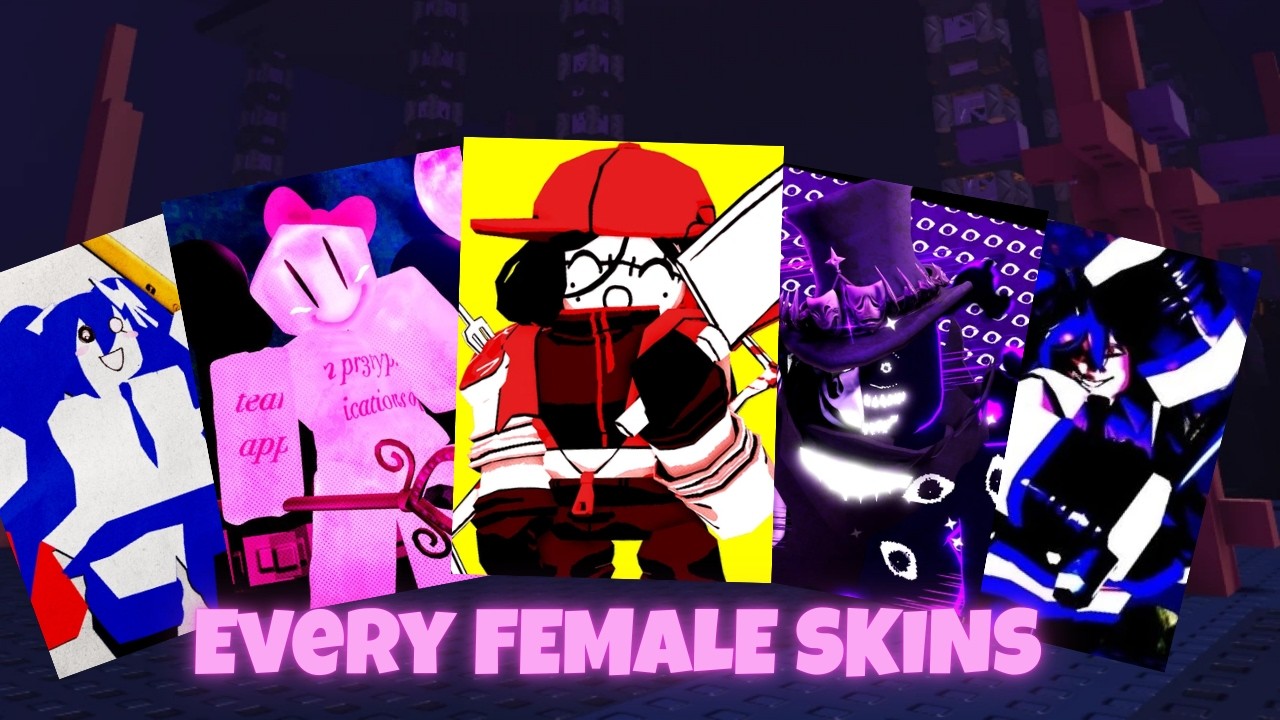 I Played Every Female Killers Skins (Full Compilation) | Forsaken