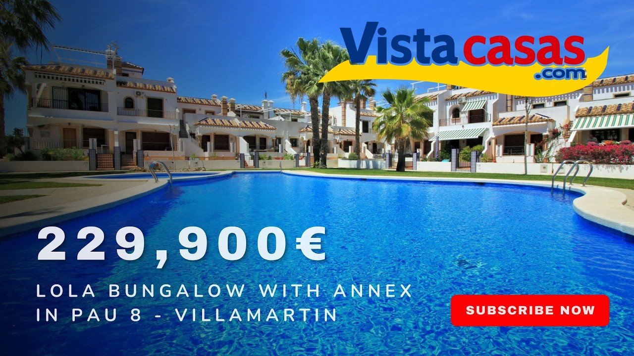 Lola Bungalow with Guest Annex in Pau 8 Villamartin 🏡 Pool Views | 229,900€