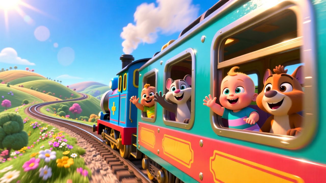 Vegetable Garden Train Journey 🚂🥕🌽 | Learn Vegetables and Colors for Kids | Fun Preschool Adventure