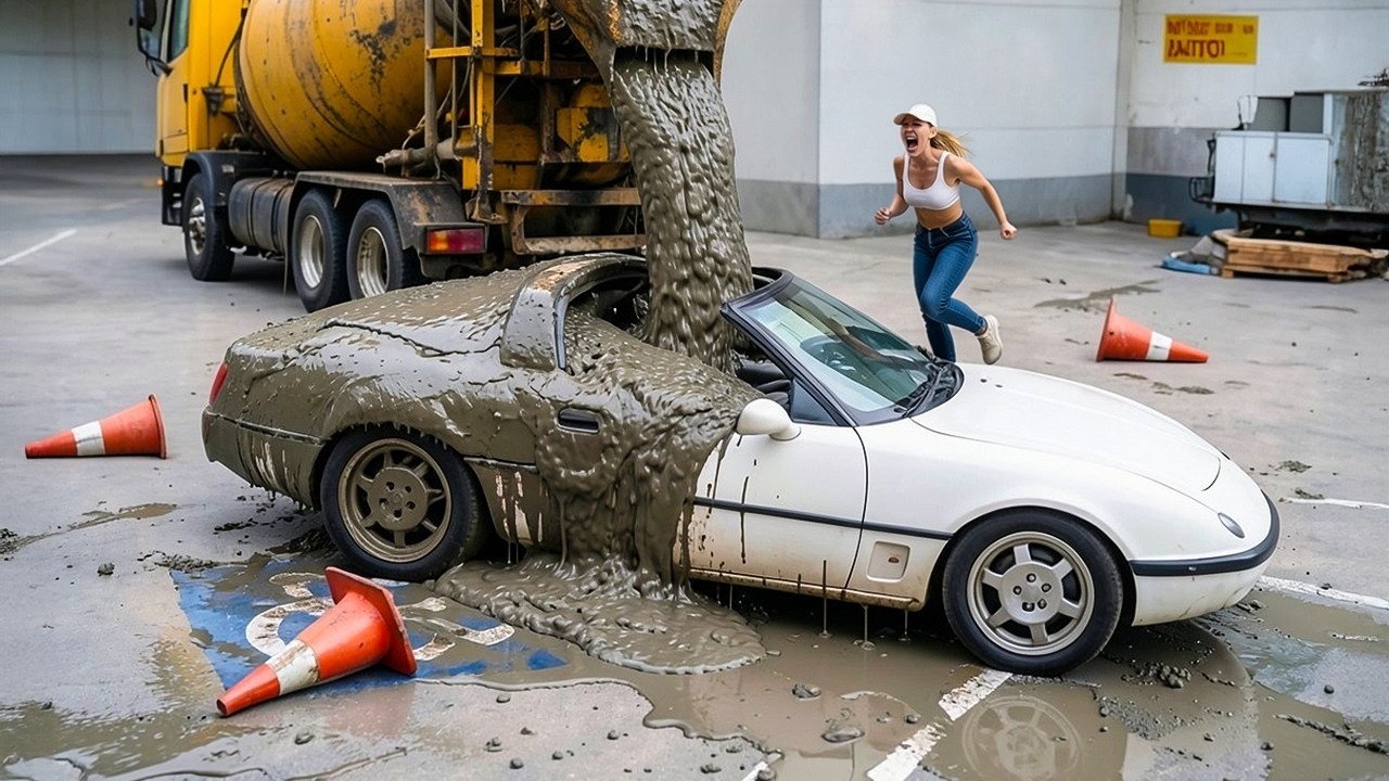 Najlepsza karma za złe parkowanie uchwycona kamerą!