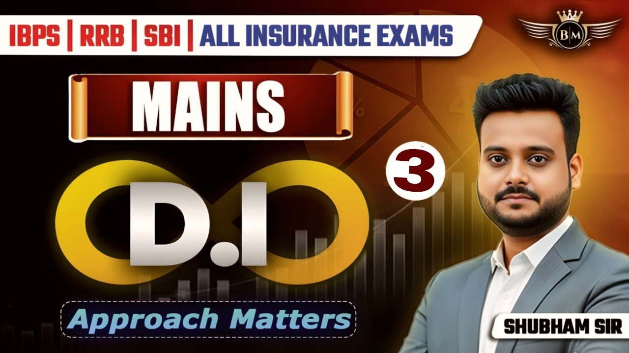 DI Infinity Class 3 | Data Interpretation For All Bank Exam 2026 | DI by Shubham Sir