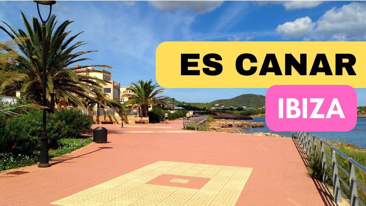 IBIZA: Es Canar - Walking Tour (4K Ultra HD 60fps)
