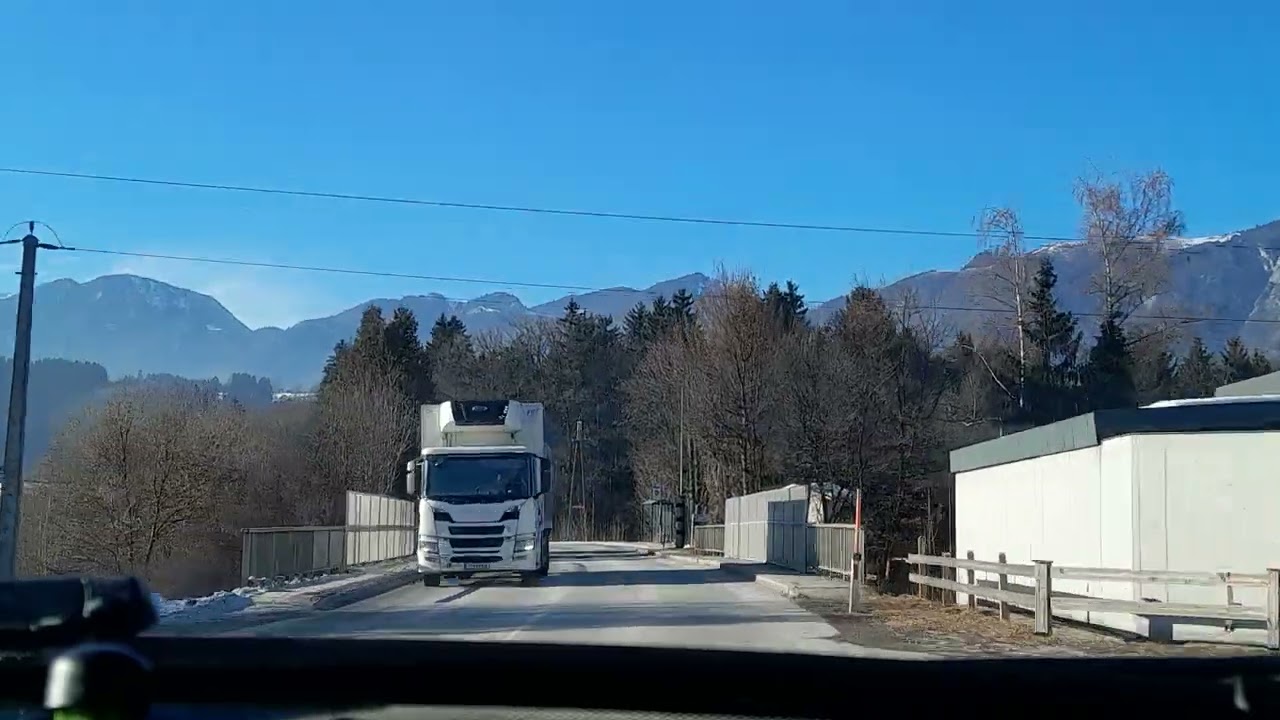 Fahr mit!!!, Autofahrt, von Wörgl nach Angath, Inntal, Bezirk Kufstein, Tirol, Austria 