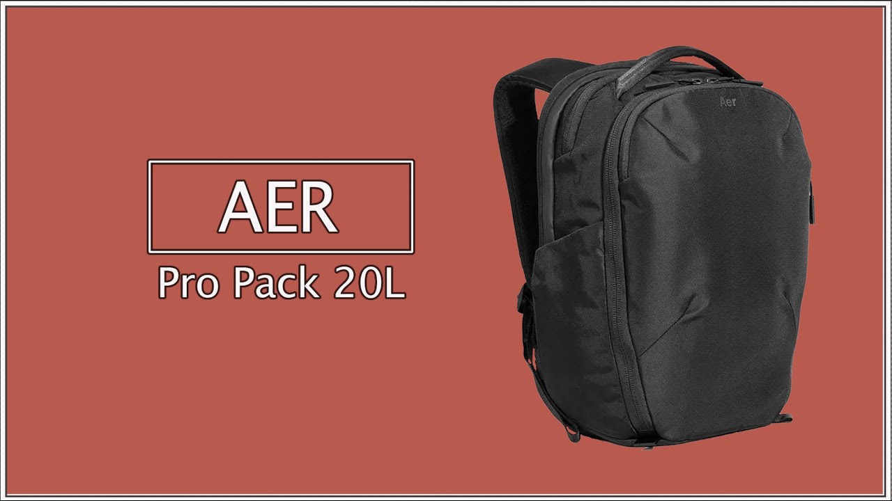 Aer - Pro Pack 20L | Everyday Carry Backpack with tons of Organization! Perfect for Digital Nomads!
