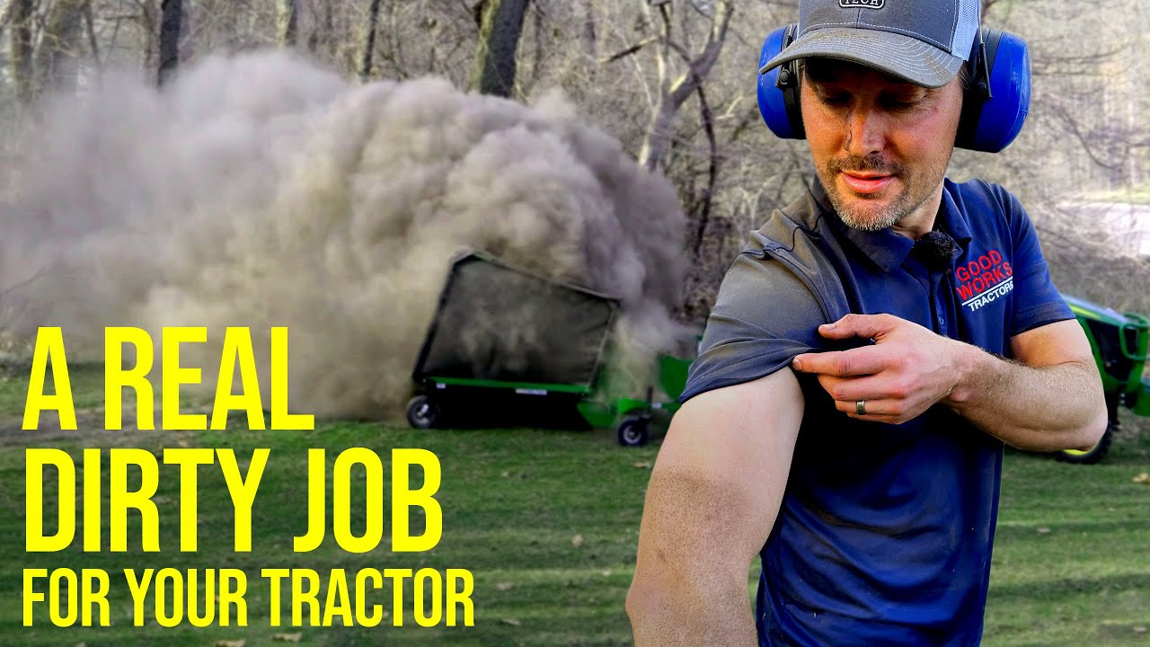 STRONGEST LAWN SWEEPER 💪 FOR TRACTORS: DO FAR MORE THAN LAWNS!