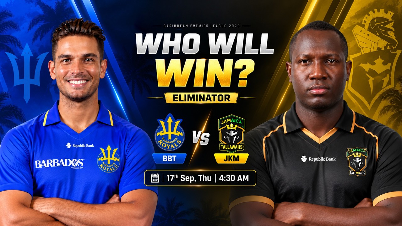 CPL 2026 Eliminator Match PREDICTION, Barbados Tridents vs Jamaica Kingsmen, WHO WILL WIN?