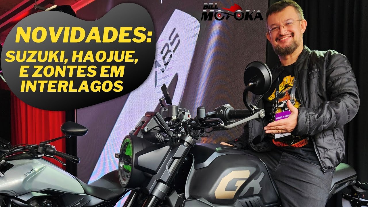 Novidades Suzuki, Haojue e Zontes direto de Interlagos em um STAND repleto de marcas e modelos.