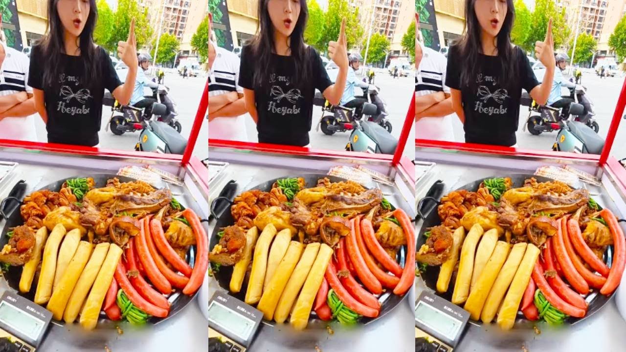 沉浸式带你体验我在江西景德镇卖大锅卤菜的快乐#景德镇美食 #胡师父大锅卤菜