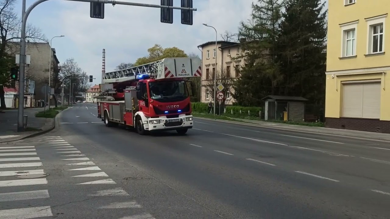 [MARTIN HORN] ALARMOWO PSP JRG 1 JELENIA GORA 341[D]51 IVECO MAGIRUS DO ZADYMIWNIA W BUDYNKU
