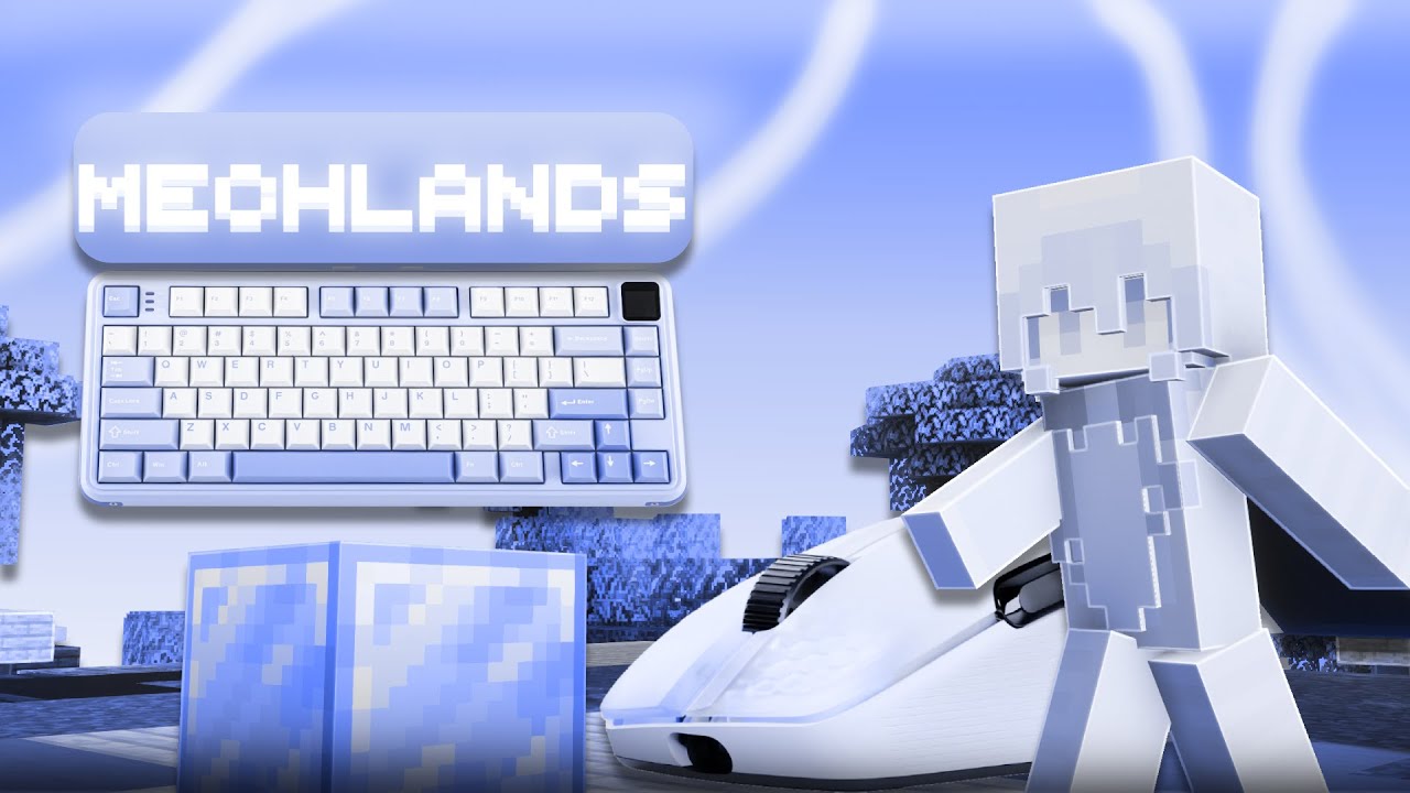 Mechlands Vibe75 V2 Review +  Keyboard & Mouse Sounds | Hypixel Bedwars