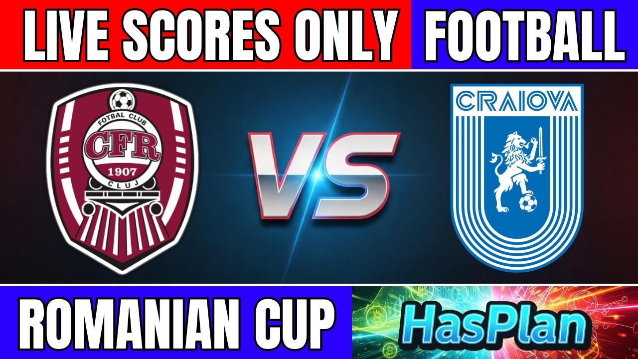 🔴 CS Universitatea Craiova vs CFR 1907 Cluj | Romanian Cup 2026 Fotbal în direct - Live Score Only