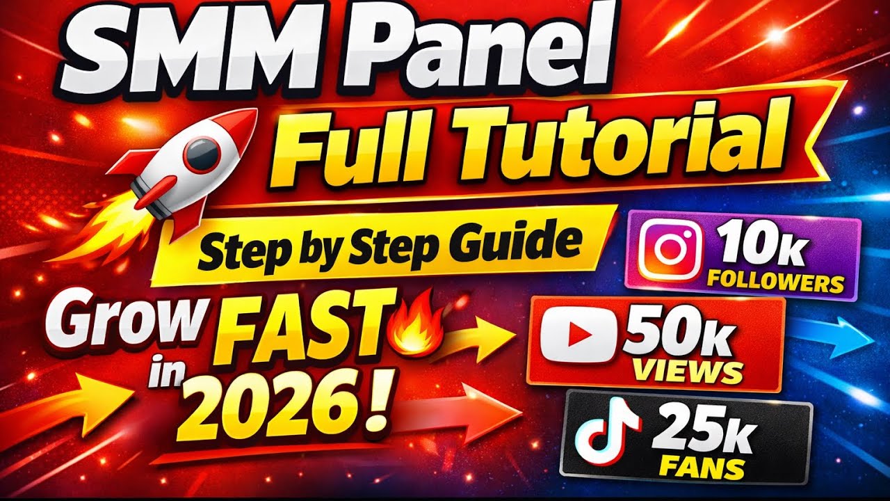 Complete SMM Panel Tutorial 2026 | How to Use SMMPark Step by Step 🔥