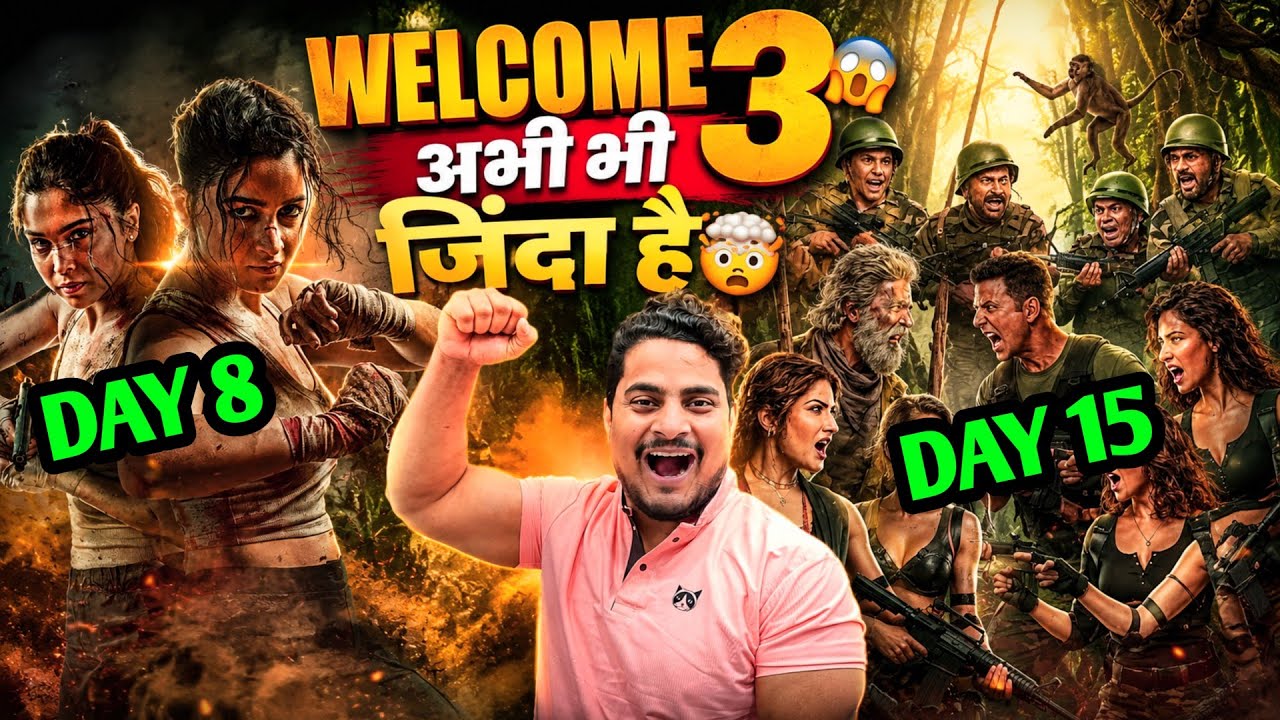 Welcome To The Jungle Day 15 Final Prediction | Alpha Day 8 Box Office Collection #welcome3