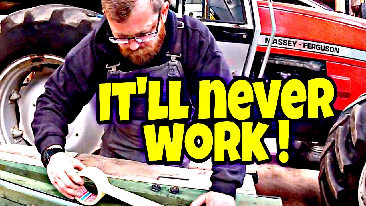 Tractor window repair. Massey Ferguson 3125 Vlog#7