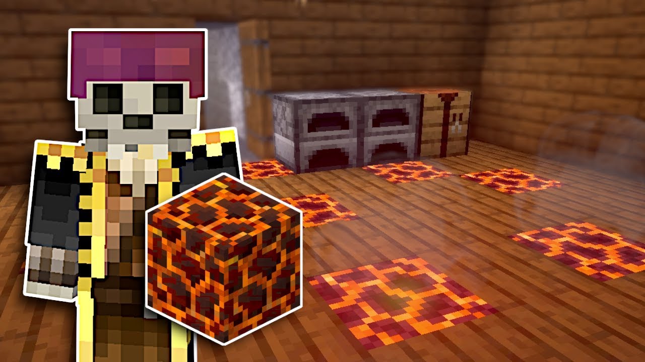 Filling Friend's Base with Magma Blocks! - Minecraft Multiplayer Gameplay