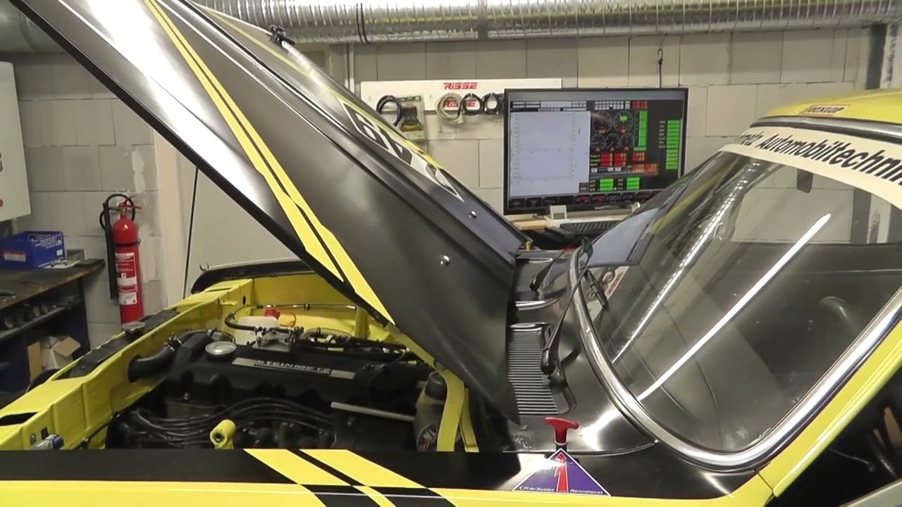 Steinmetz-Opel Commodore auf dem Prüfstand bei Risse Motorsport